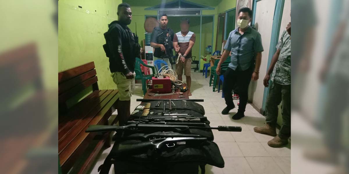 polres-merauke-amankan-tiga-pucuk-senpi-jenis-m16-dan-puluhan-amunisi